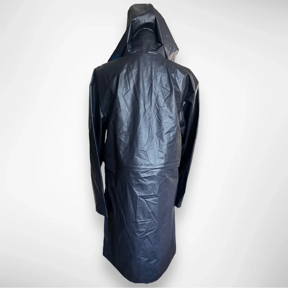FABLETICS Kenna Navy Blue Cargo Convertible Rain Jacket Small | EUC - Picture 6 of 11